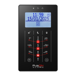 Klawiatura PULSON LCD/S czarna sensor