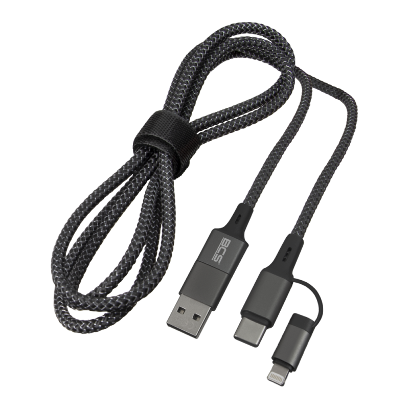 Kabel COMBO z transferem danych i szybkim ładowaniem Kabel COMBO z transferem danych i szybkim ładowaniem